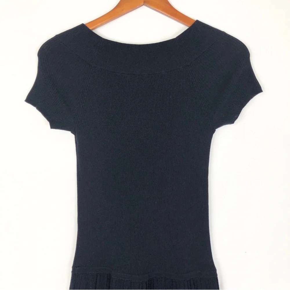 Lauren Ralph Lauren Fit and Flare Size Small Petite Dress Midi True Sapphire - Picture 4 of 7